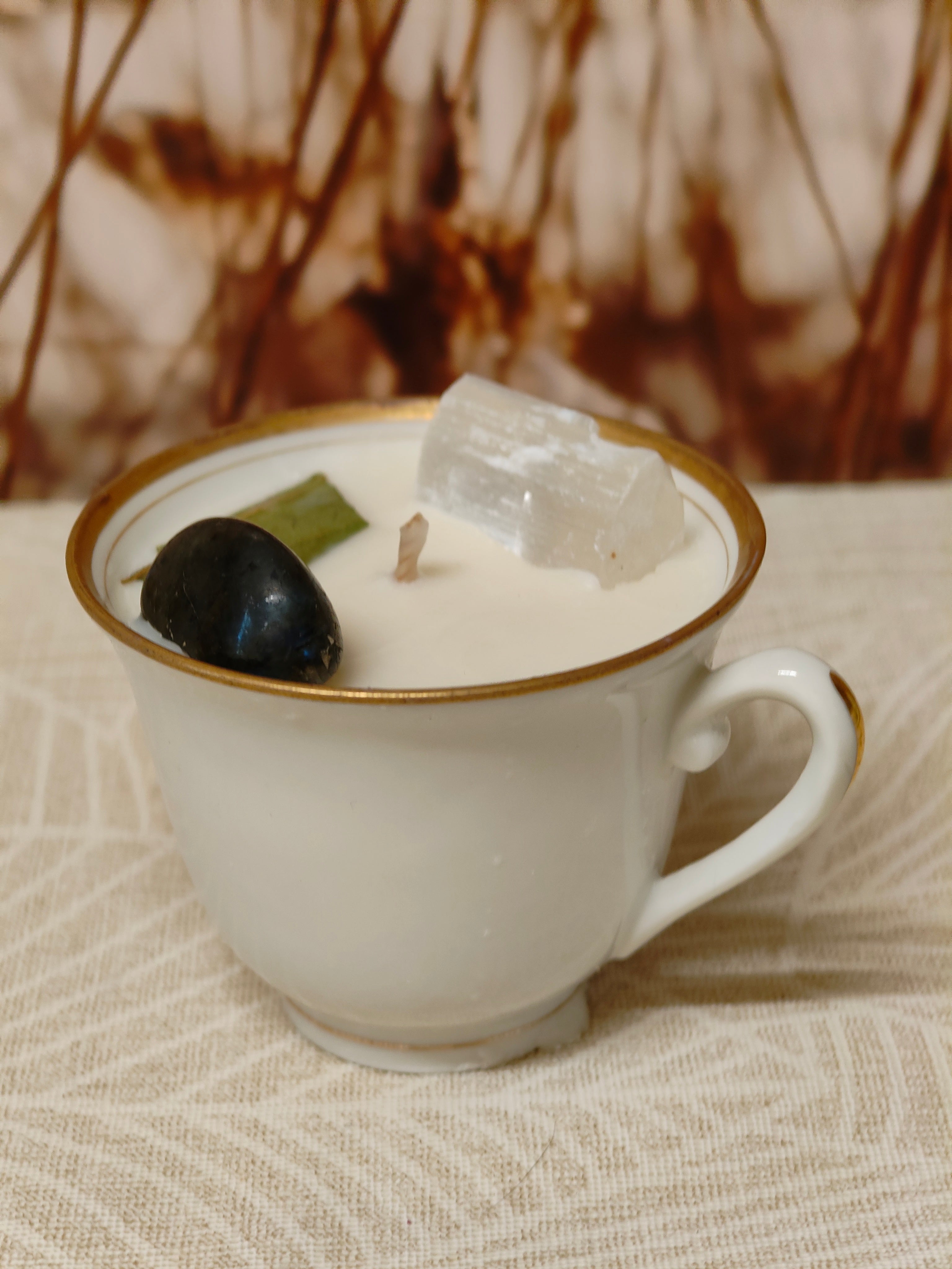 Lune Rose — CLARTÉ bougie+ galet 37€