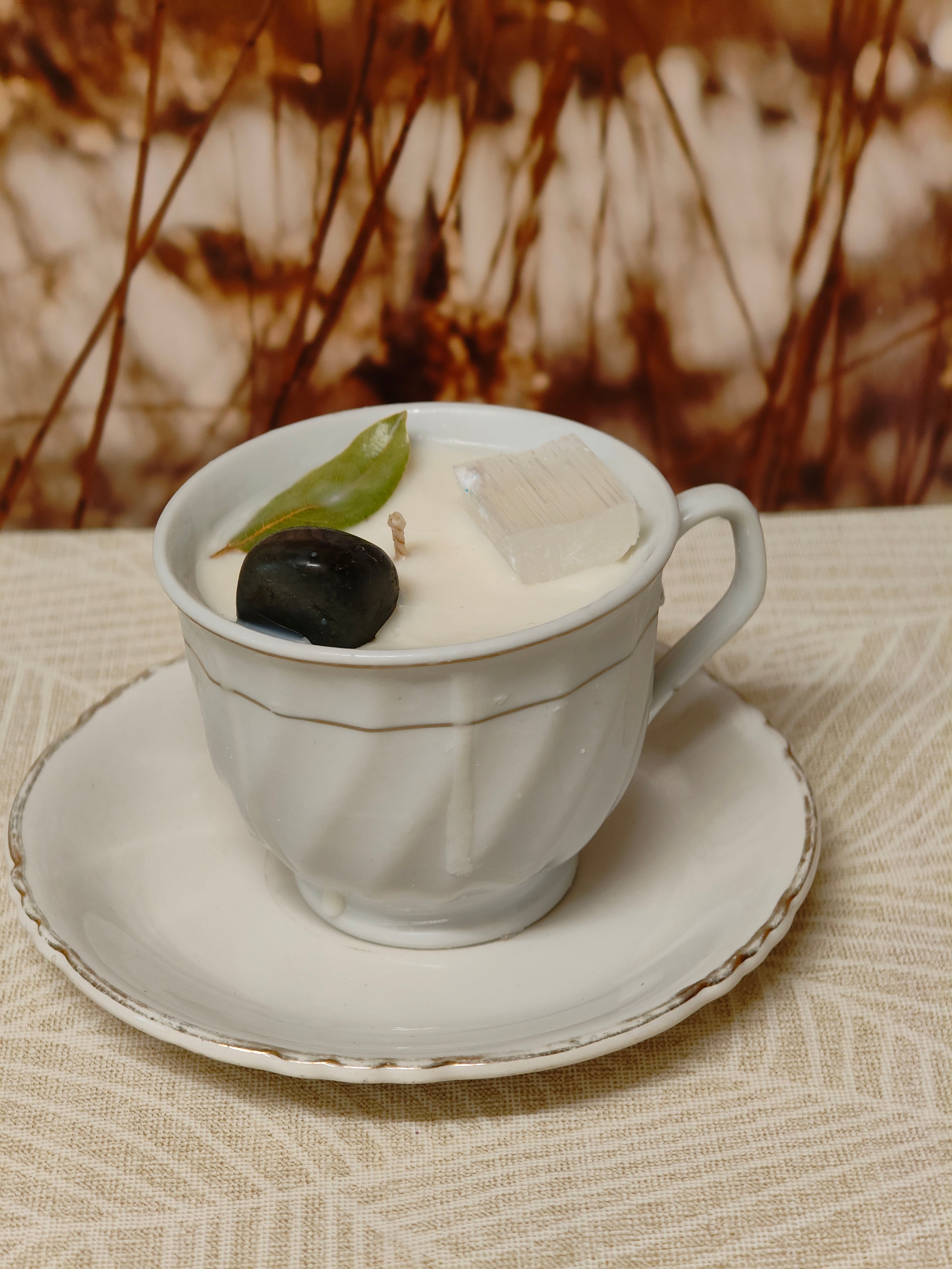 Lune Rose — CLARTÉ bougie+ galet 37€