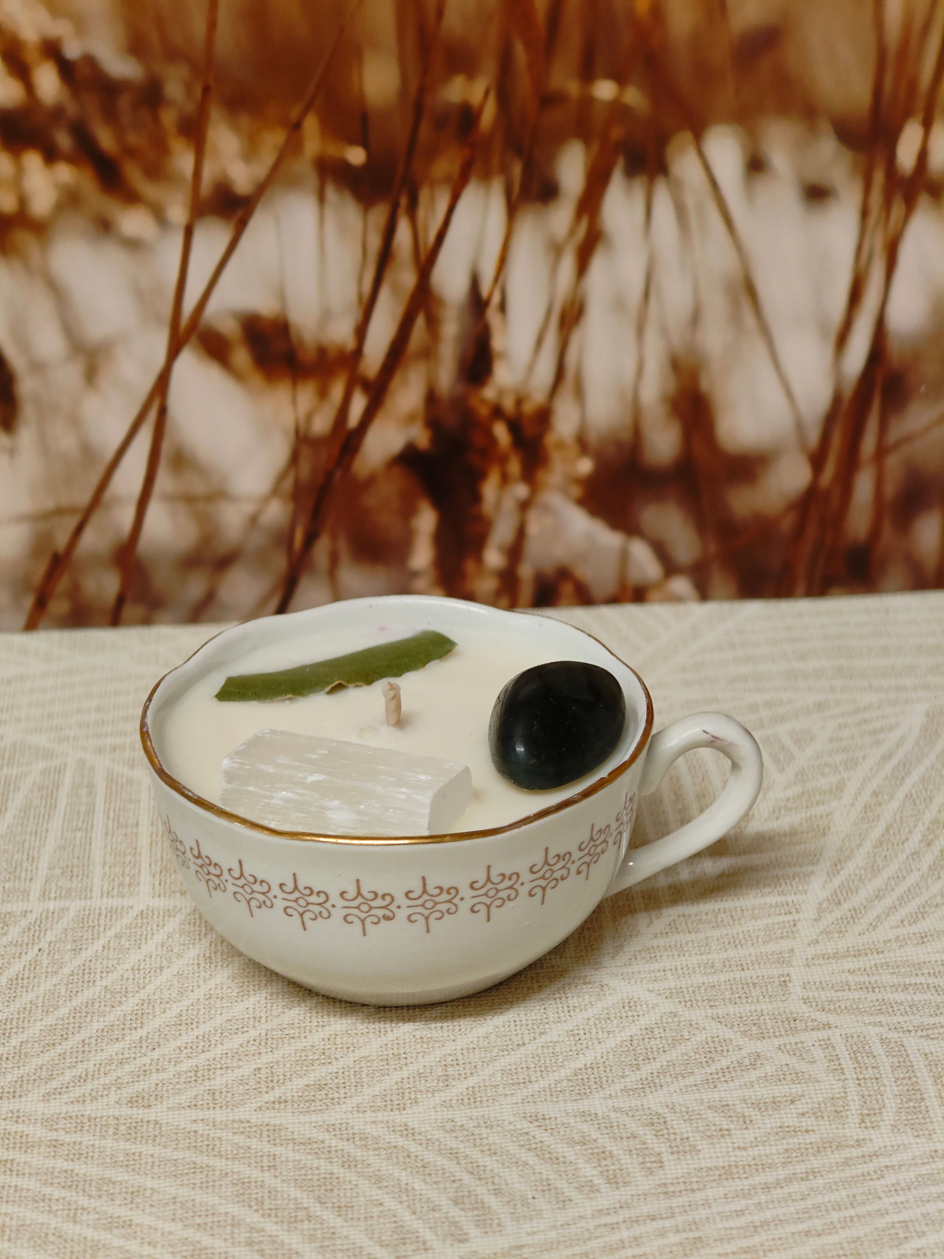 Lune Rose — CLARTÉ bougie+ galet 37€