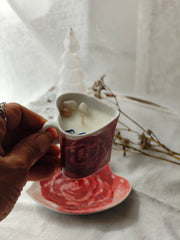 Cœur Tendre — bougie Cancer à la pierre de lune