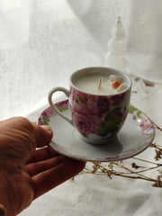 Cœur Tendre — bougie Cancer à la pierre de lune