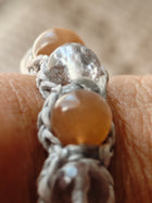 Bracelet Nouveau Cycle – Pierre de lune & Cristal de roche