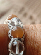 Bracelet Nouveau Cycle – Pierre de lune & Cristal de roche